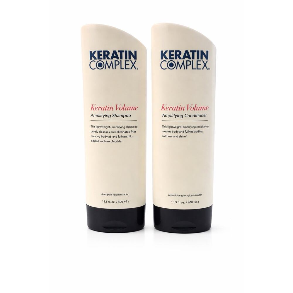 Keratin Complex Keratin Volume Shampoo & Conditioner 13.5fl.oz New Unsealed